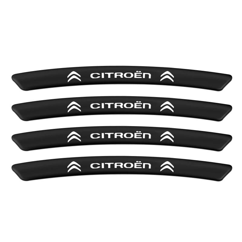 4 шт. Алюминиевые Индивидуальные Наклейки Декорации для Дисков Автомобиля Для CITROEN C1 C2 C3 C4 C4L C6 C5 VTS C-ELYSEE Автоаксессуары