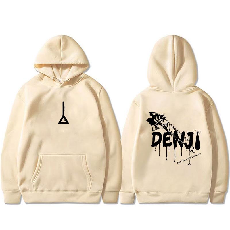 Аниме Человек-бензопила Толстовка Каваий Дэнджи Почита Забавный принт Спортивный костюм Мужчины Женщины Косплей Оверсайз Толстовки Мужская мода Пуловер