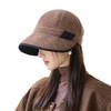 Fleece Equestrian Hat Autumn and Winter New Casual Windproof Hat Women's Korean Version British Retro Newspaper Boy's Hat