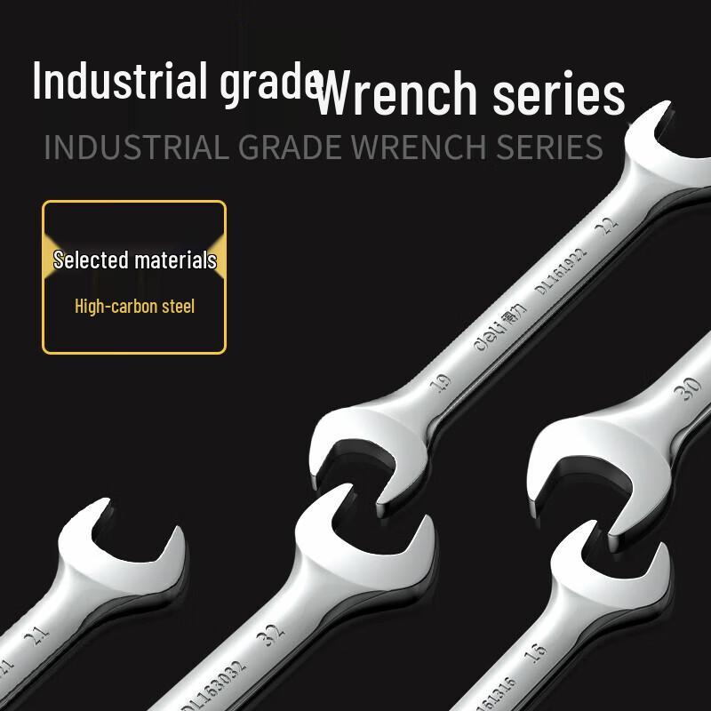 Deli Mirror Finish Double Open-End Wrench