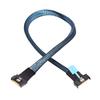 Xiwai MCIO SAS Папа к Slimline 8i Папа Мини Cool Edge IO Удлинитель Ножки SFF-8654 4.0 74-контактный PCI-E 74-контактный PCI-E 5.0 Кабель, 1.15