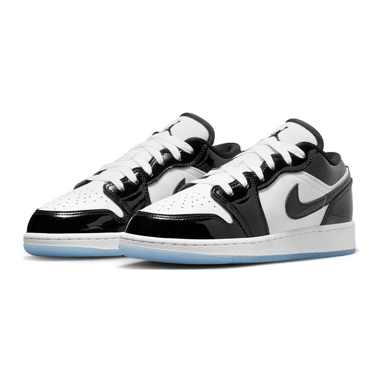 Детские кроссовки Air Jordan 1 Low SE GS Concord Белый Черный DV1333-100