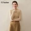 Женский утолщенный свитер с высоким воротником из 100% кашемира Fanzhen