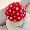 Frog Plush Toys, Cute Frog with Red Mushroom Hat Stuffed Animals, Kawaii Plushies Gift for Kids Girls Adults Valentines Birthdays Gift