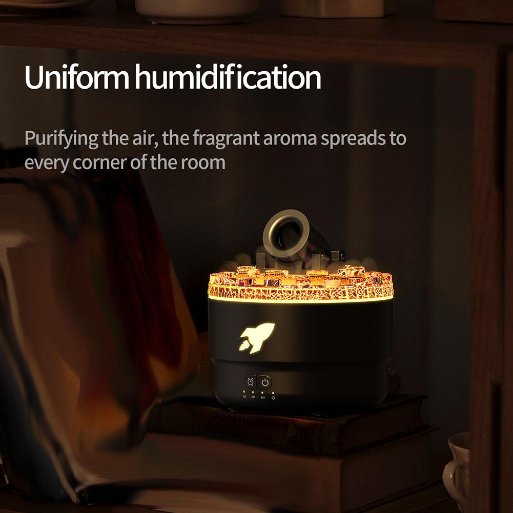 Творческая башня ароматерапевтическая машина увлажнитель воздуха красочный большой свет атмосфера распылитель масла влажный O0O4