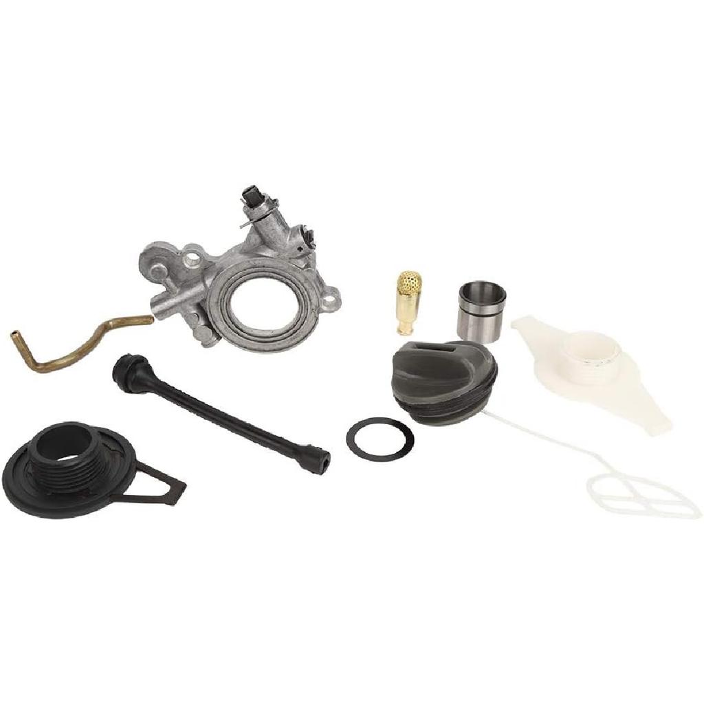 Червячная шестерня масляного насоса, Комплект червячной шестерни линии масляного насоса Замена для Husqvarna 372XP 365 371 385 390 362 570 575 576