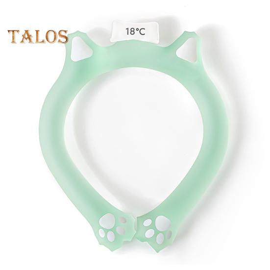 Летняя охлаждающая трубка для шеи Носимый охладитель для шеи Легкое многоразовое ледяное кольцо На открытом воздухе Предотвращение теплового удара Портативный воротник с обертыванием на шею