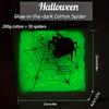1 упаковка, светящийся паук, хлопок, дом с привидениями, товары для дома и улицы, поддельные пауки