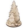 Assortment of Wooden Shapes To Decorate - Christmas Elves - 8.4 X 6 Cm - 14 Pcs