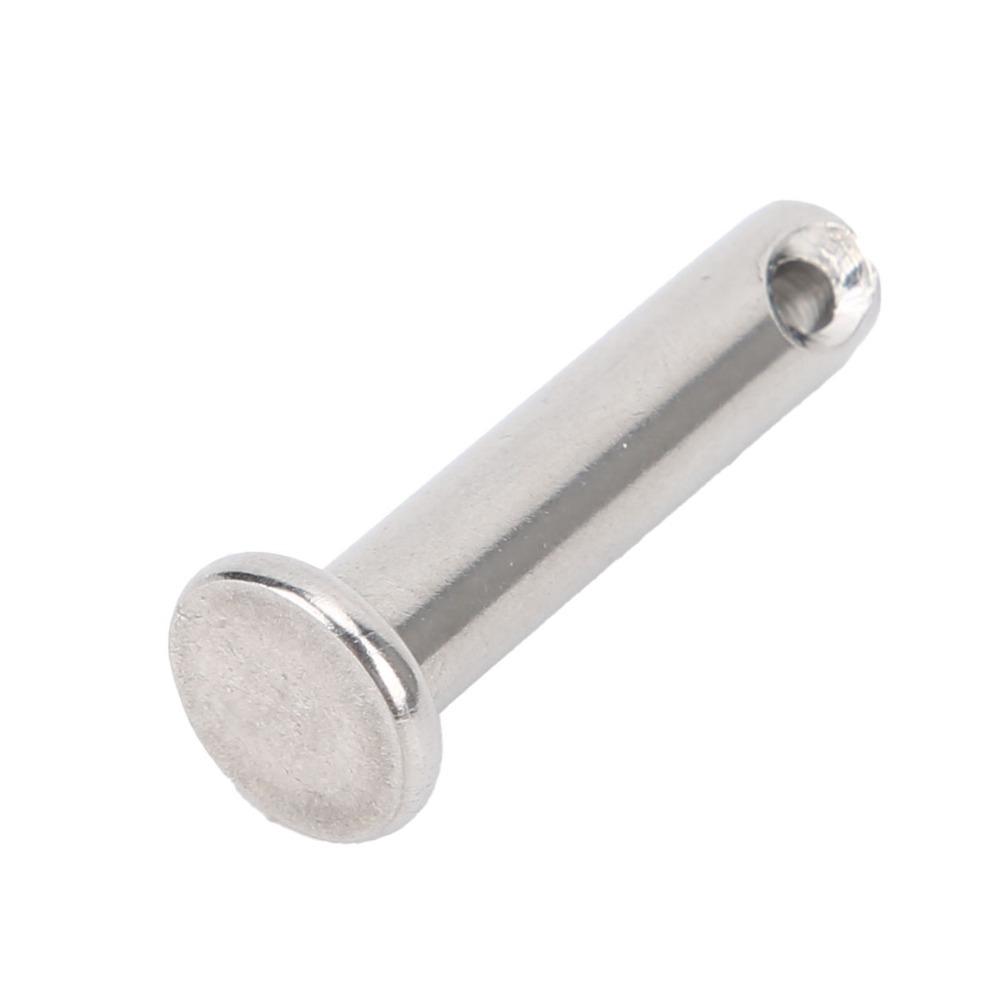 50pcs Durable Flat Head Clevis Pins Precision Single Hole Clevis Pins For Industrial Equipment