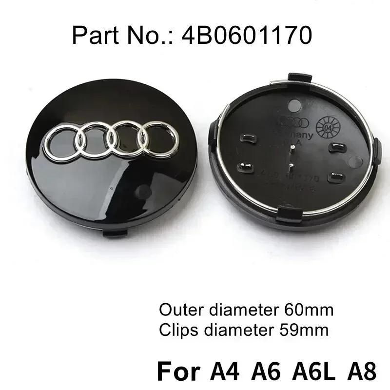 Для Audi B5 Колпаки на ступицу Горячие Для Audi 4 шт. 60/ 61/68/69 мм Колпачок центральной ступицы колеса Audi значок на ступицу подходит для Audi TT RS A3A4A5A7A8S5 S6