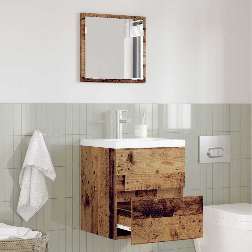 Bathroom Cabinet Reclaimed Wood 41 x 38.5 x 45 cm Engineered Wood