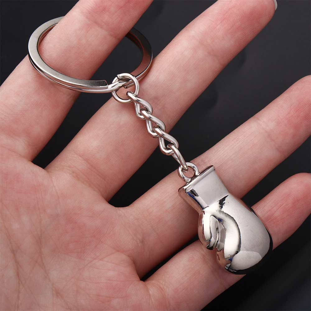 Fighting Interior Accessories Keys Holder Bag Pendants Boxing Gloves Keychains Gift Souvenir