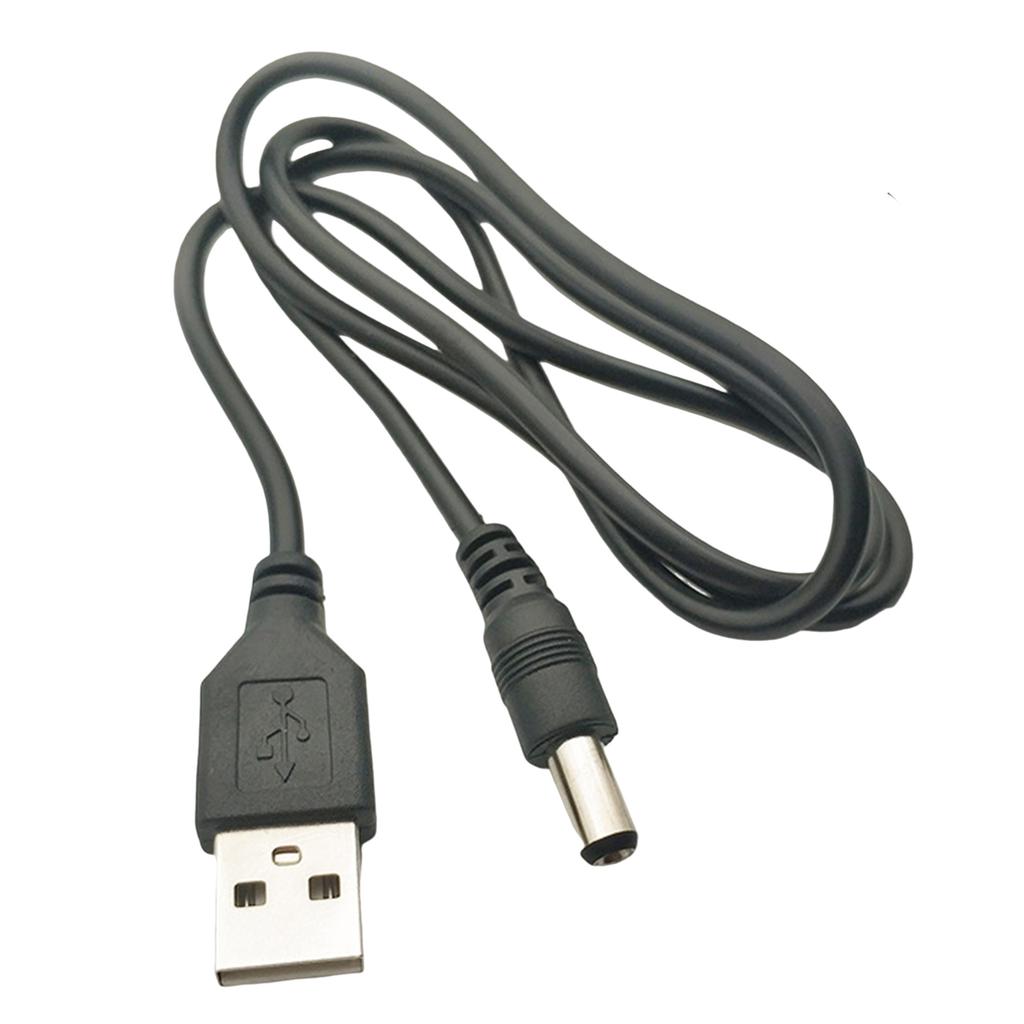 USB to DC 5.5 Power Cable Charger Cord USB to 5V Power Charging Adapter Cord for Laptop Notebook HUB Splitter