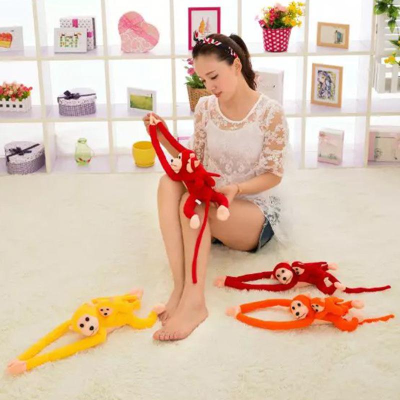 60 см Длинные руки хвост обезьяны мягкие плюшевые занавески ребенок спящий успокаивающие игрушки животные украшение автомобиля День святого Валентина Gi