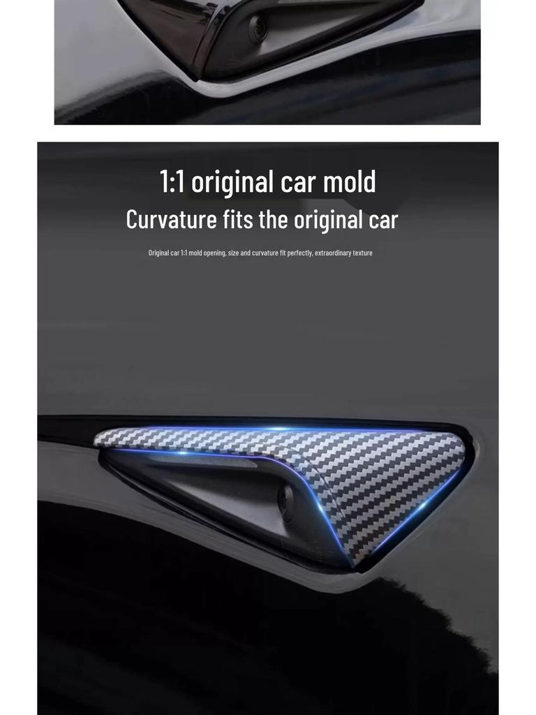 Модификация: Защитная накладка от царапин на эмблему камеры крыла Tesla Model 3/Y