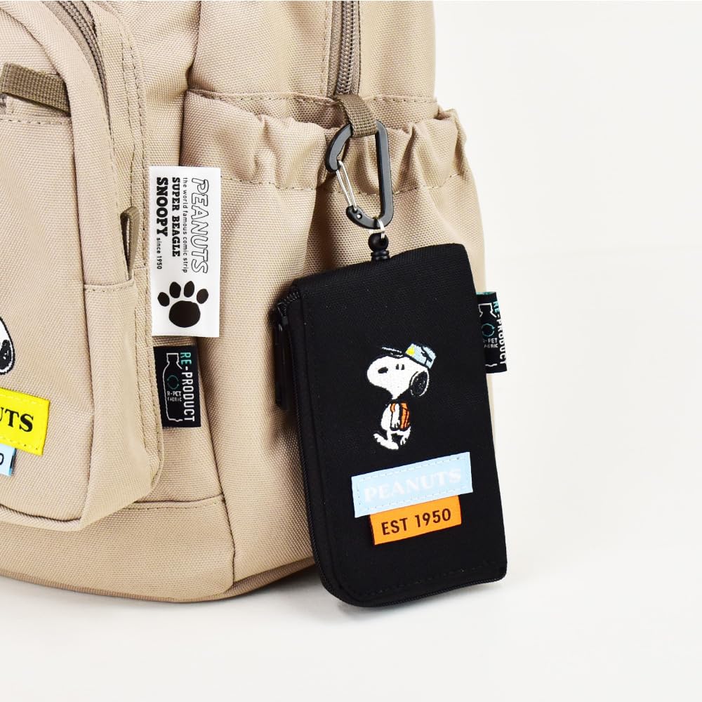 Key Key Commuter Pass Smart Cute Black [Marimo Craft] Case, Case, Reel, Case, Key, Car, Bicycle, Women's, Men's, Commuting, School, Travel, Adults,