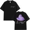 Лето 2026 Забавная футболка с мемом Lil Peep Маленькая птичка Унисекс Женская Ретро Высокое качество Модные футболки Повседневная футболка с коротким рукавом
