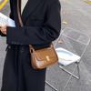 IELGY Korean Version Retro Red Small Square Bag Shoulder Crossbody All-Match Underarm Bag