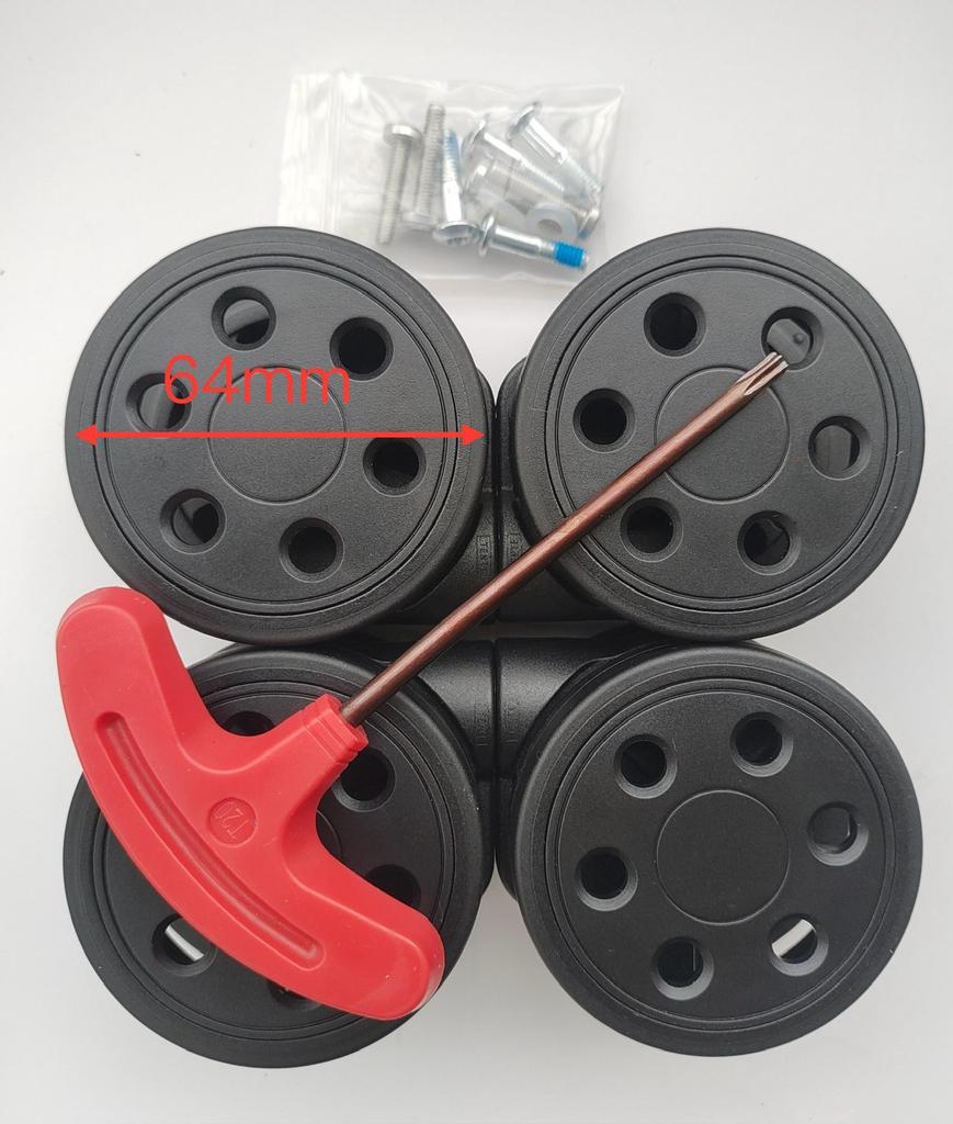 Rimowa Wheel Accessories: Quiet Universal Wheels for Salsa Suitcase