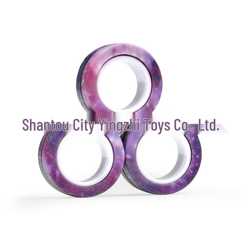 Браслет-кольцо на магните цвета хаки с граффити и спиннер для пальца