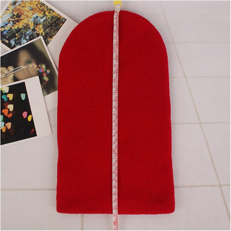 Классическая многоцветная шапка, новые горячие зимние шапки для женщин и мужчин, вязанная однотонная осенняя шапка