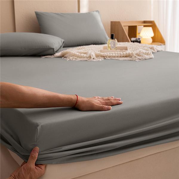 2024 Super Waterproof Bed Fitted Sheet Bed Sheet with Elastic Band Anti-slip Mattress Cover Mattress Protector for Single Double