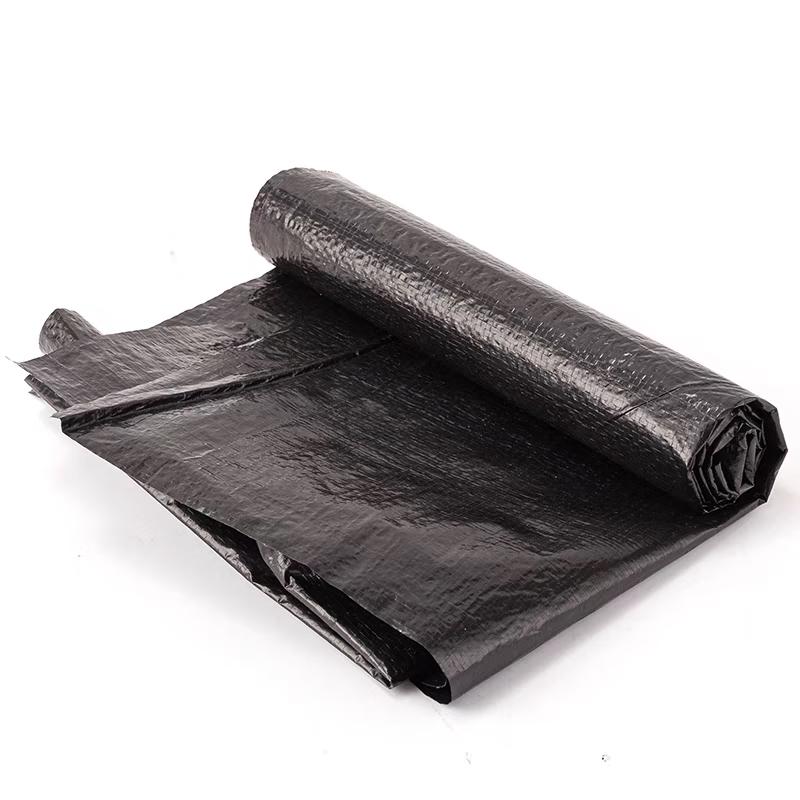 Outdoor Black Heavy-Duty Waterproof Tarpaulin