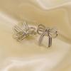 Design Sweet And Cool Style Bow Knot Earrings Women'S Simple Elegant Jewelry Gifts Dropshipping