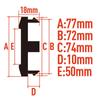 4pcs 77MM Clips 72MM JDM VOLK Logo Emblem Car Wheel Center Caps Rim Hubcaps Dust Cover RAYS Badge Wheels Hub Cap Car Accessories