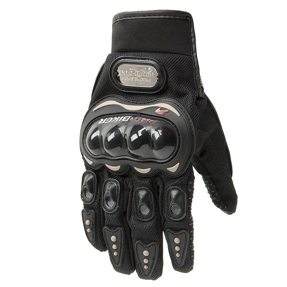 Перчатки для мотокросса, мотоцикла, гонок, из углеродного волокна, размер L, черные TCBunny? 305-ГЛ00