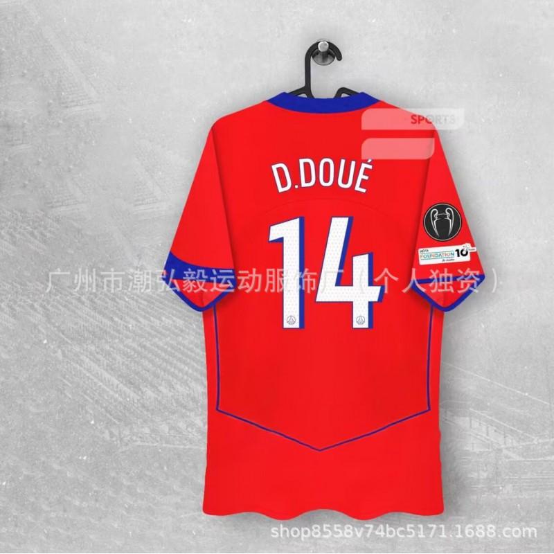 2025-2026 PSG Away Jersey 10 Dembele Arsenal Bayern Munich Man City AC Milan Football Shirt Short Sleeve Soccer Uniform