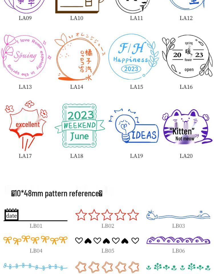 Штамп с индивидуальным логотипом цветочного магазина - Дизайн печати, узоры для DIY (Круглый и Прямоугольный)
