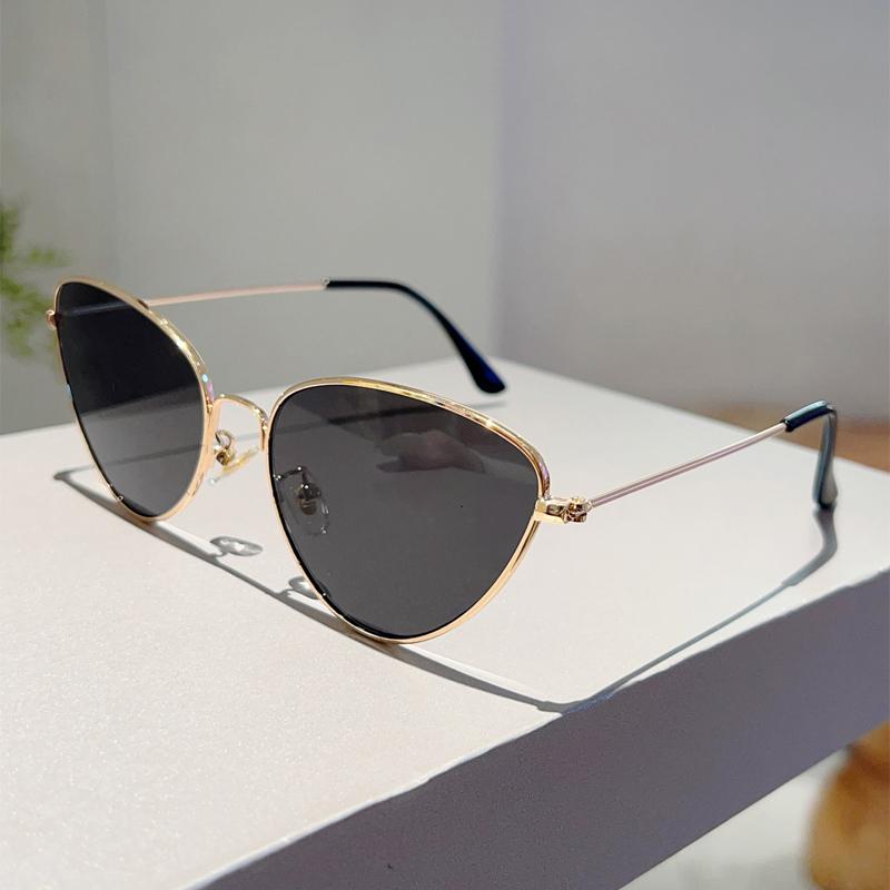 Винтажные солнцезащитные очки «кошачий глаз» женские модные зеркальные уличные повседневные солнцезащитные очки в стиле ретро, трендовые, дизайн люксового бренда