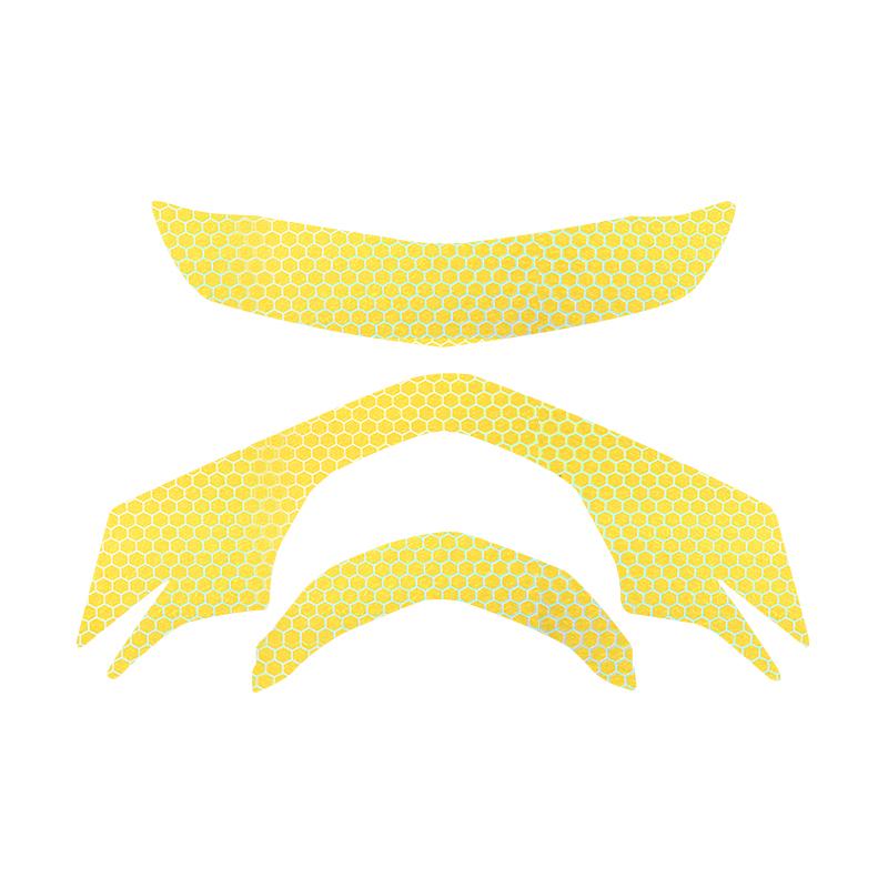 For QJMOTOR hong 150 ADV headlight film transparent smoked black film protective film honeycomb laser light film modification