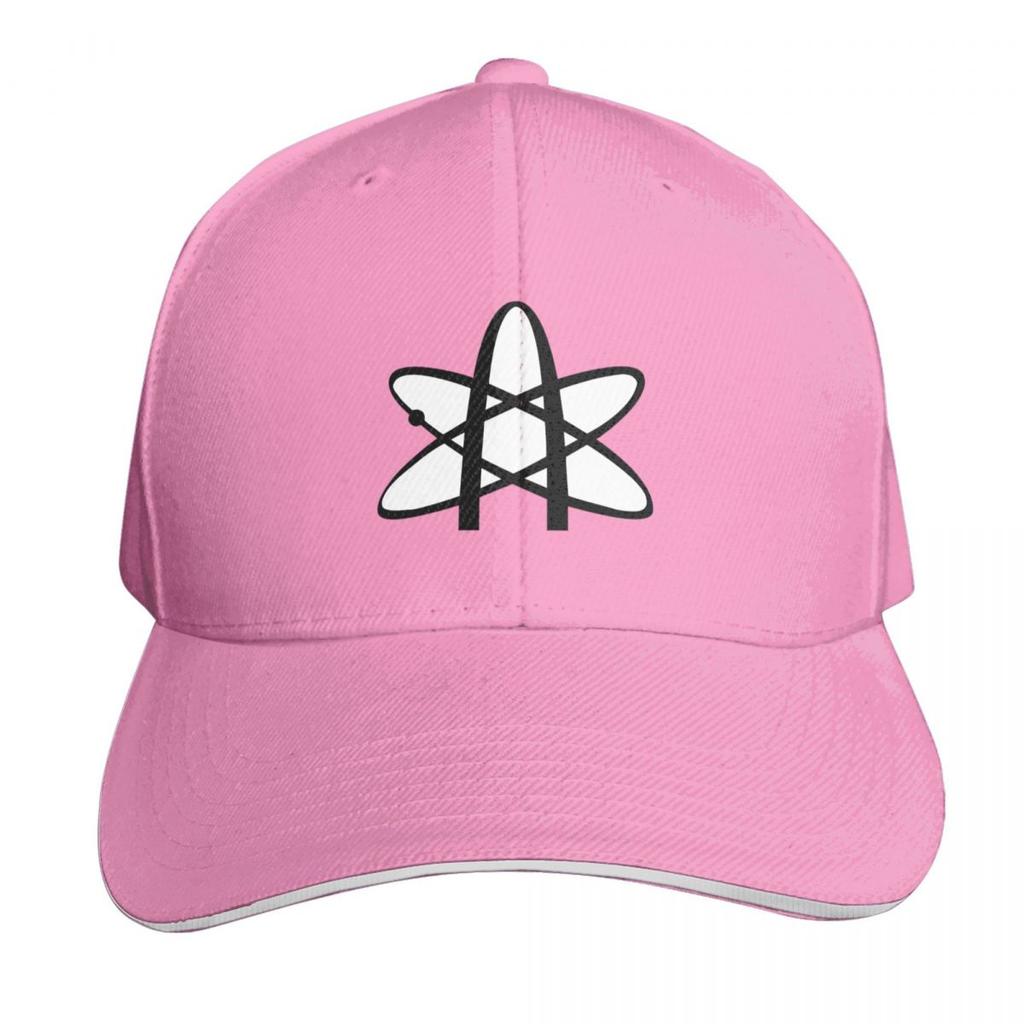 Atheist symbol Baseball Cap Unique hats Beach Beach Outing Unisexs big size hat Designer Unisex Womens
