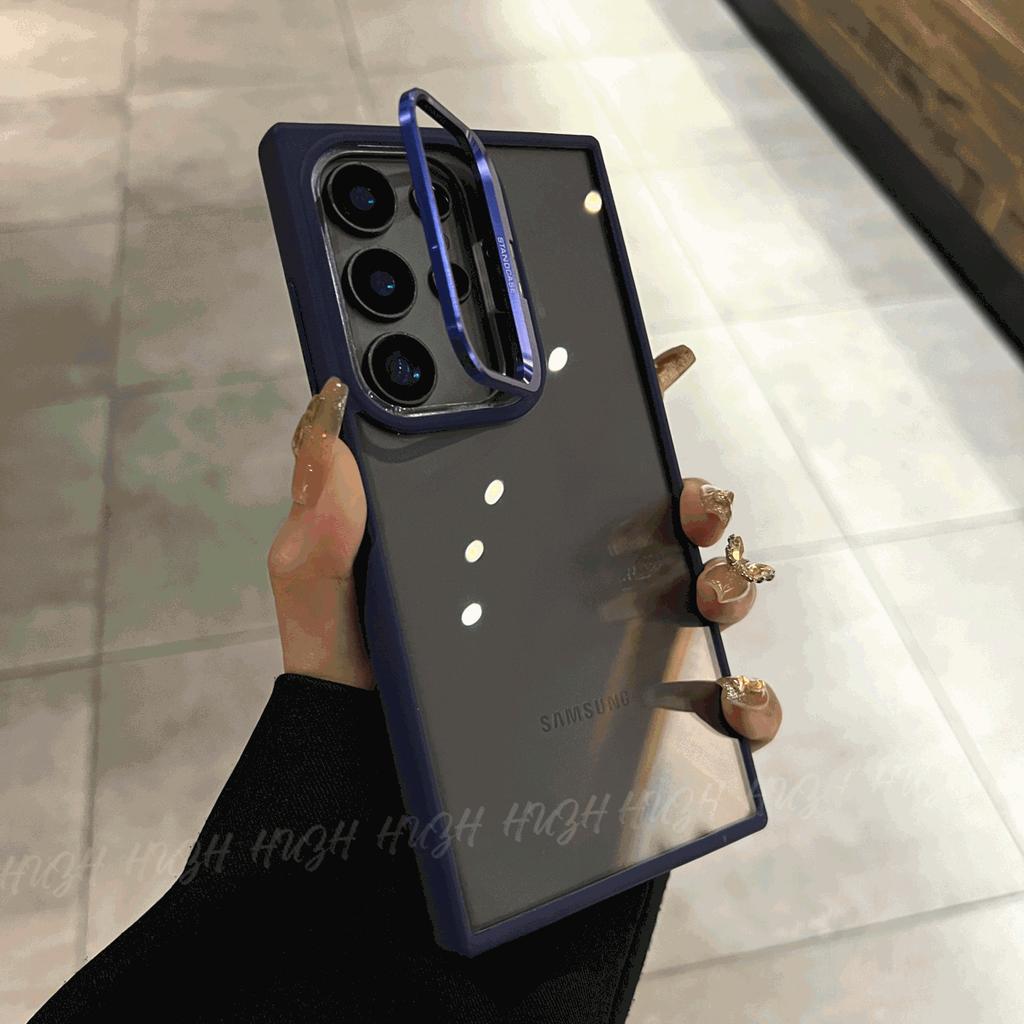 Подходит для чехла для мобильного телефона Samsung S25ultra S24ultra Магнитный акриловый S23U Металлический каркас Кронштейн