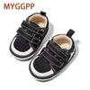 Spring and Autumn New 0-12 Months Baby Double Lap Belt Soft Step Bottom Non-slip Toddler Shoes Baby Shoes