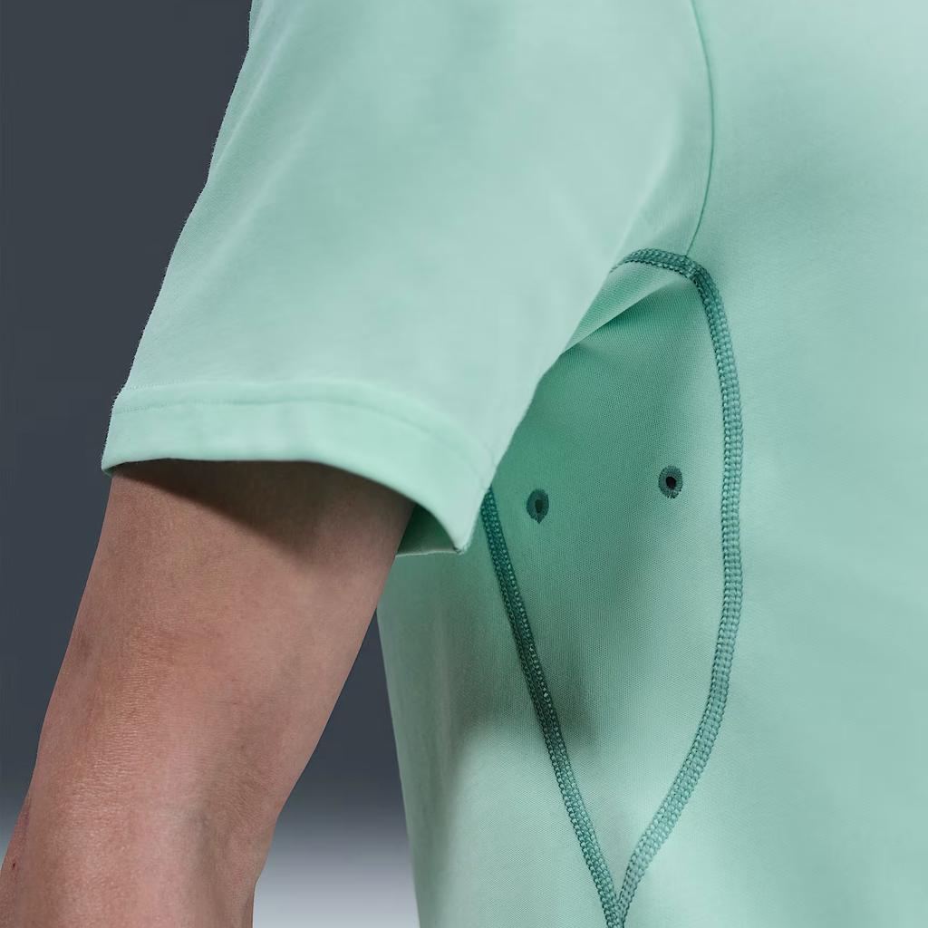 Nike Мужская тренировочная футболка Dri-Fit с основным логотипом, быстросохнущая, топы IH8661-353
