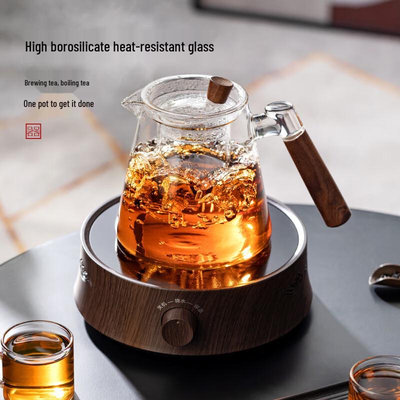 Стеклянный чайник Mingguang с ситечком