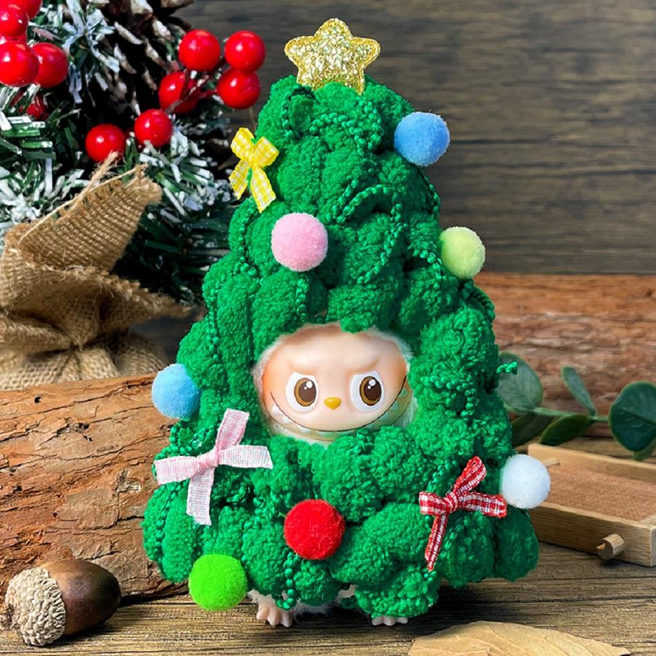 Лабубу 4.0 Монстры Пин Монстры Серия Сказок Леса Одежда Милая Плюшевая Утка Крючок Вязаная Одежда Аксессуары для Кукол