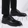 Деловая повседневная обувь, британская обувь жениха, кожаная обувь с увеличением роста, костюм, мягкая подошва, свадебная кожаная обувь, мужская весенняя работа