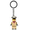 Lego French Bulldog Kigurumi Keychain Minifigure Mini Figure Beige 6 Years Old ~ 854158