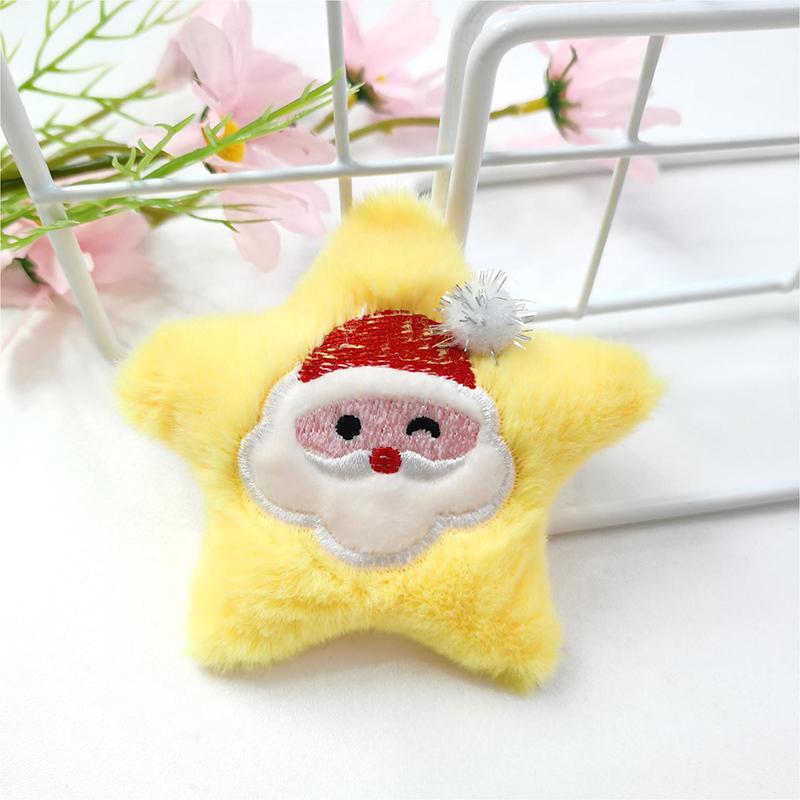 Милый мультяшный плюшевый кулон рождественская елка снеговик лось брелок рюкзак шарм украшение для вечеринки детская игрушка подарок