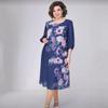 Women's Print Dress Loose Plus Size Dress