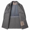 FAPAI Men's Merino Wool Blazer Collar Overcoat