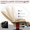 Recliner, Adjustable, Reclining Function, up to 120 kg, Faux Leather, 78 x 87 x 100 cm, Cream