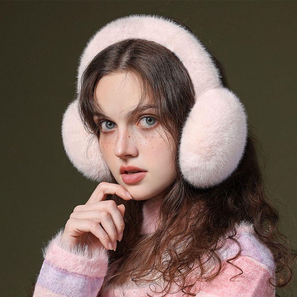 Faux Rabbit Fur Soft Earmuffs Soft Ear Covers Fashion Winter Ear Muffs for Women & Men