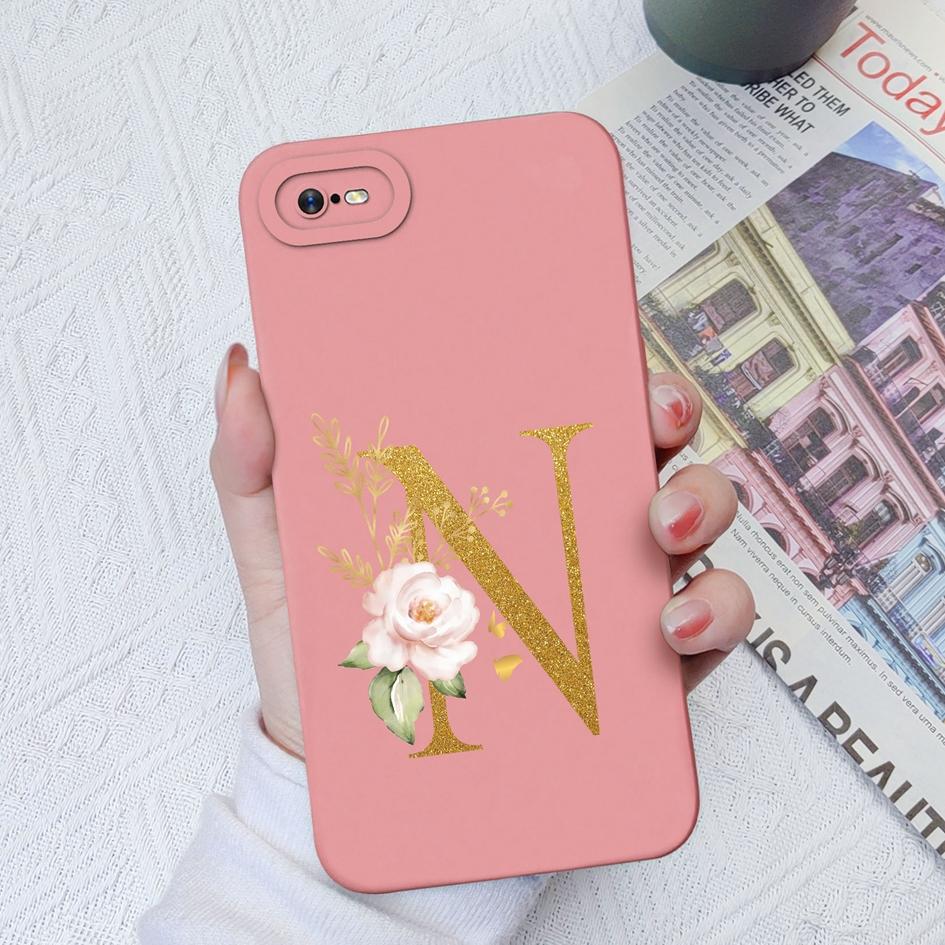 Для OPPO Realme C11 C12 C15 C33 C17 C35 C20 C30 Роскошный защитный квадратный жидкий силиконовый чехол из мягкого ТПУ с цветочными буквами для Realme Funda Coque, бампер