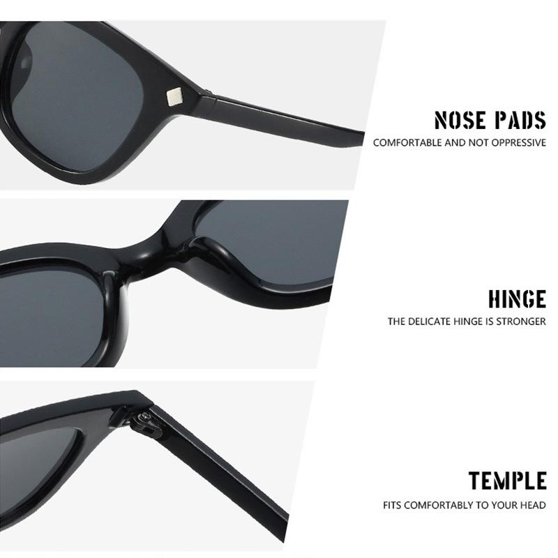 Vintage Trend Classic Square Sunglasses Women Men Retro Fashion Luxury Sun Glasses Daily Camping Driving Glasses